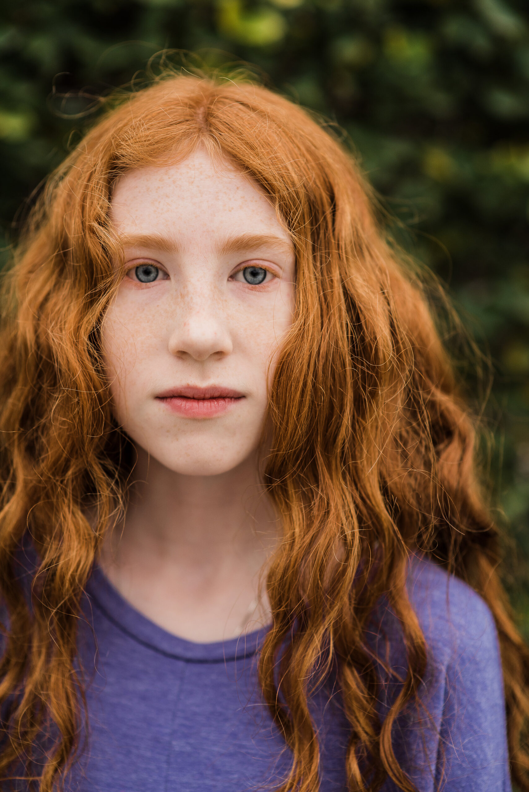 portrait of redhead-Pensacola teen photographer