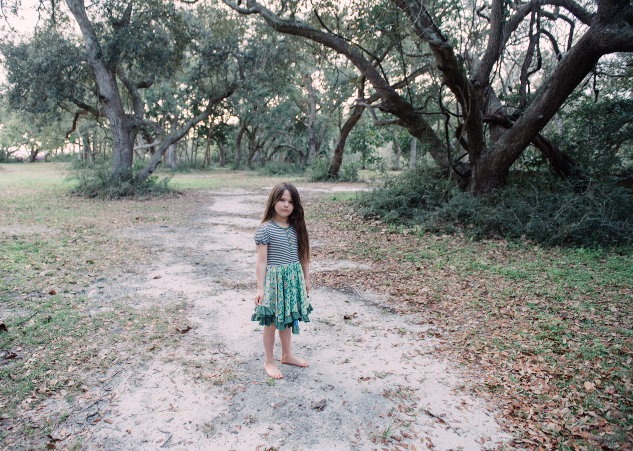 girl in woods-child photographer-pensacola