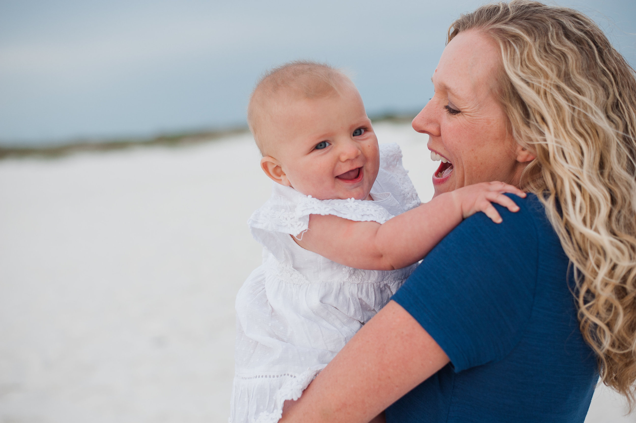 mom and baby-pensacola Beach Photographer