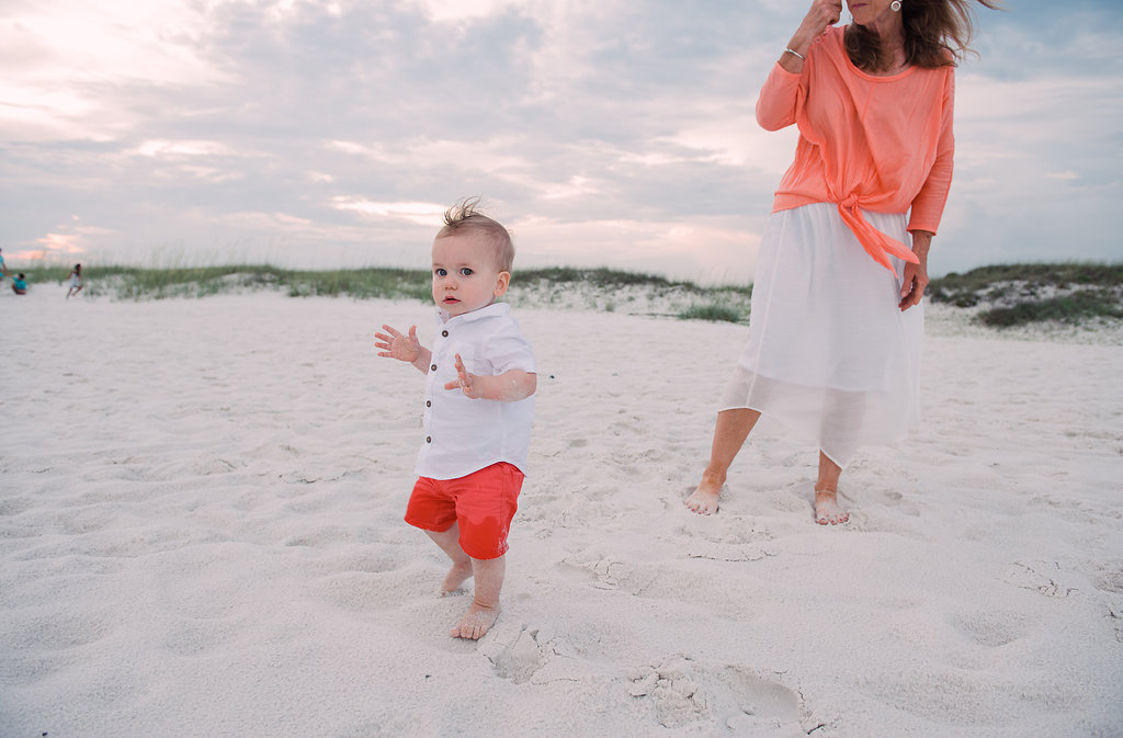 baby in sand-pensacola photographer