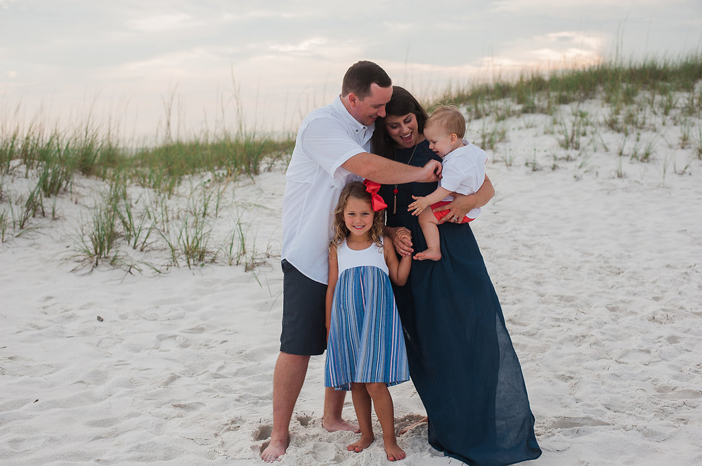 family at beach-pensacola photographer