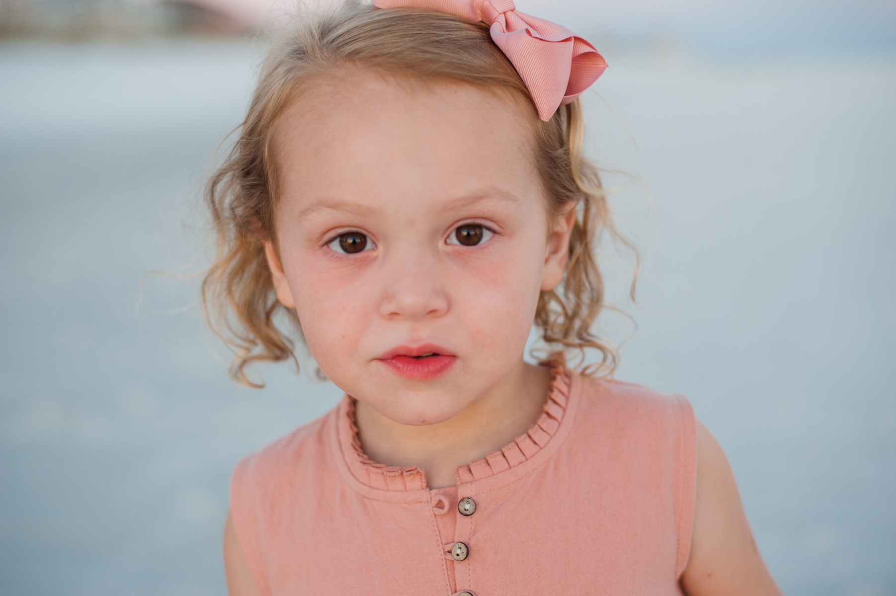 girl at beach-Pensacola Family Photographer