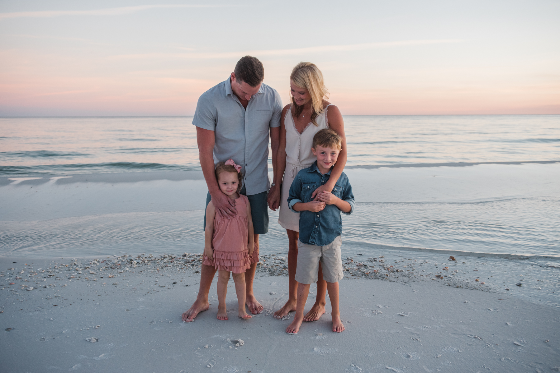 family at ocean-pensacola family photographer