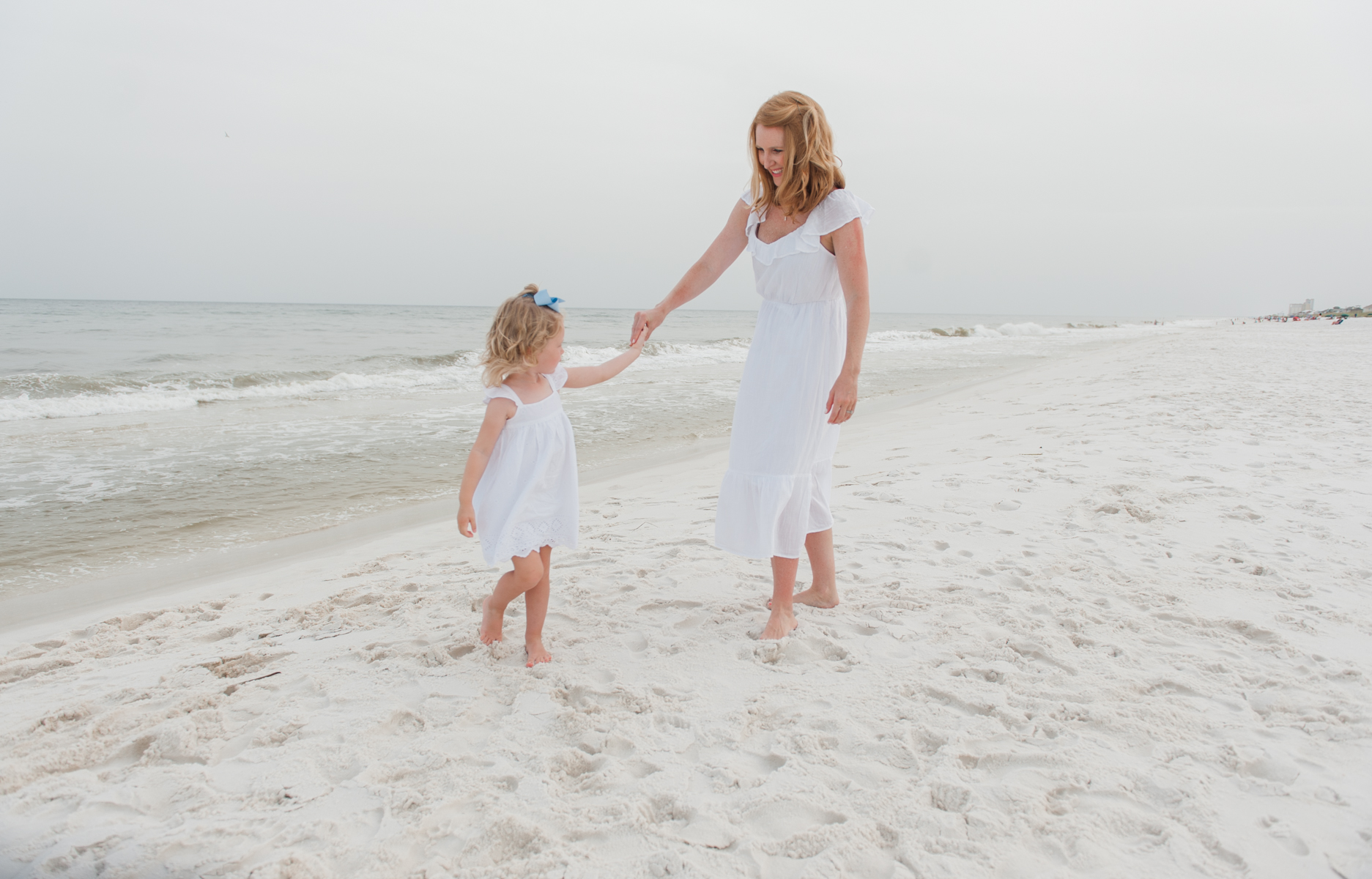 mom with daughter-pensacola beach family photographer