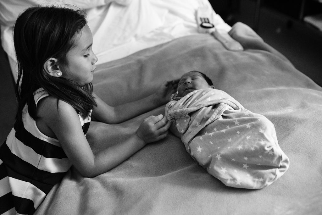 girl and newborn-pensacola newborn photographer