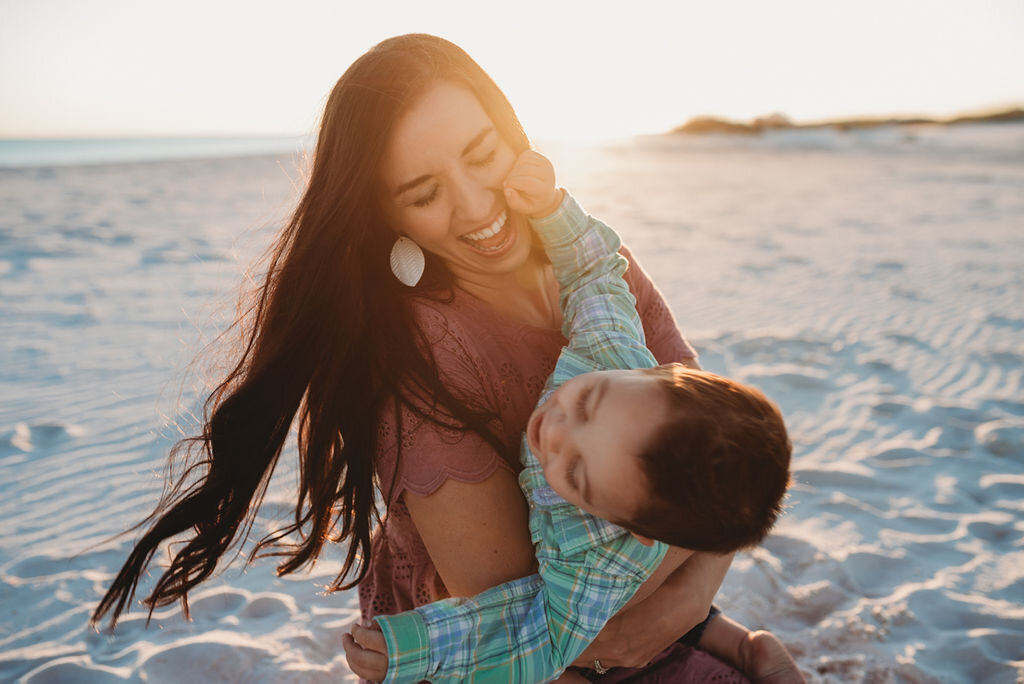 mom with baby-pensacola family photographer