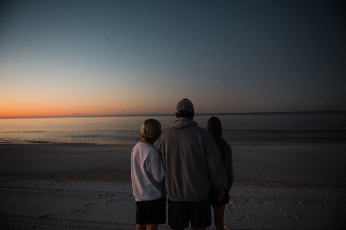 family at beach-Ann Mangum Photography-Pensacola Family Photographer