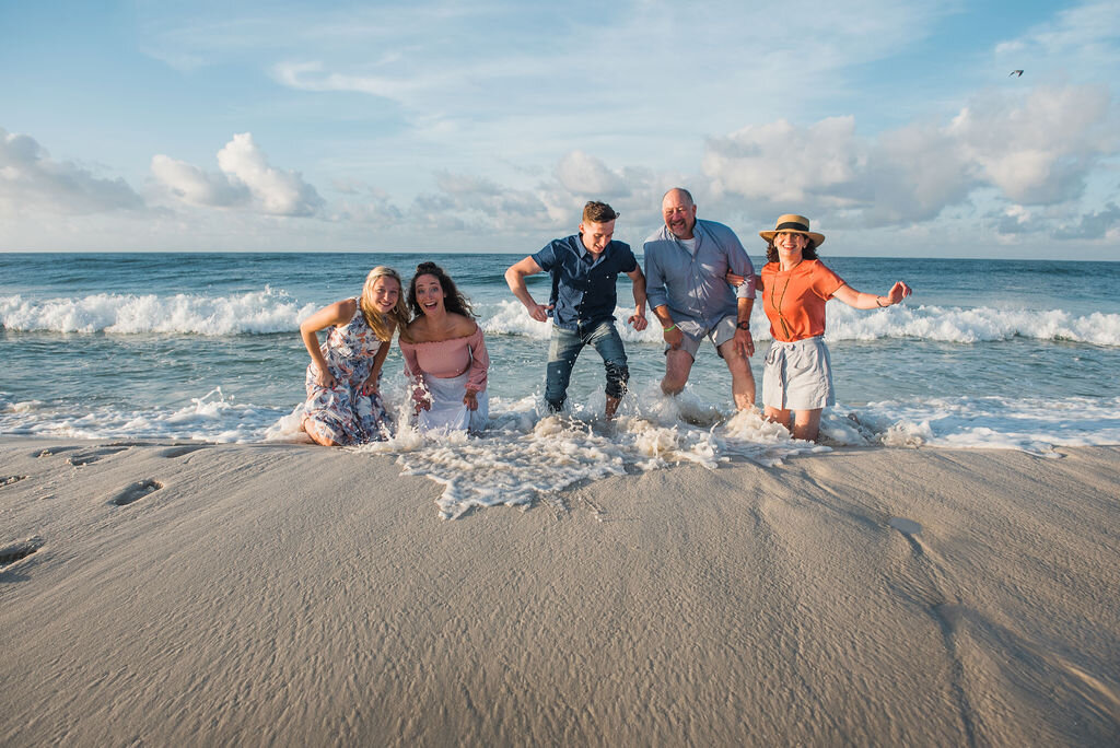family by water-pensacola family photographer