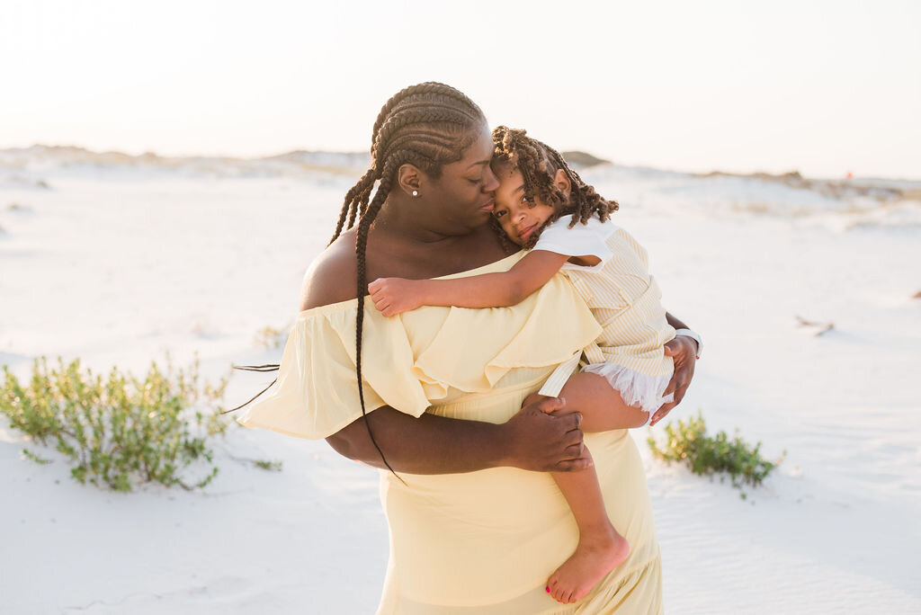 mom with child-pensacola family photographer