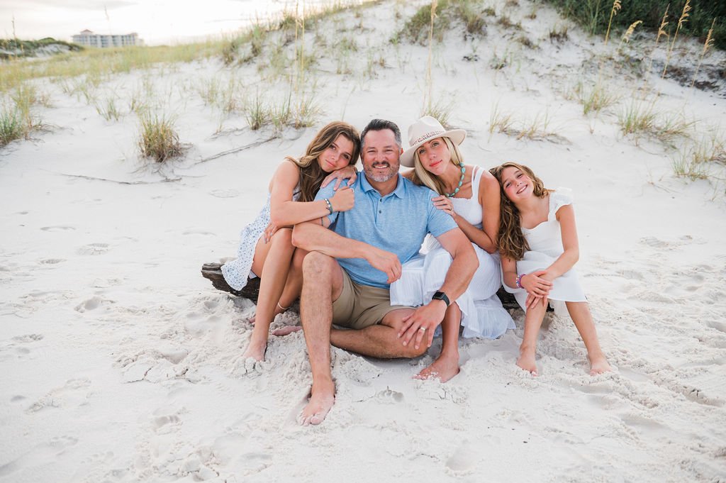 family sitting-Pensacola Beach Family Photographer