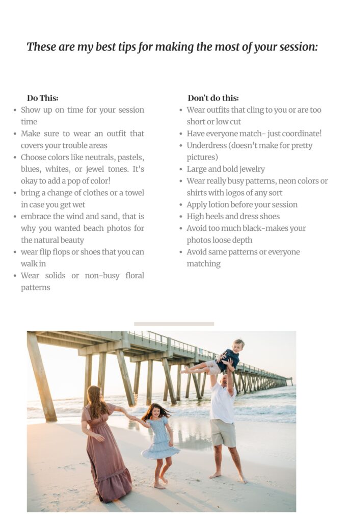 family under the boardwalk at Navarre beach